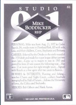 Mike Boddicker  baseball card collectible - Main Image 2