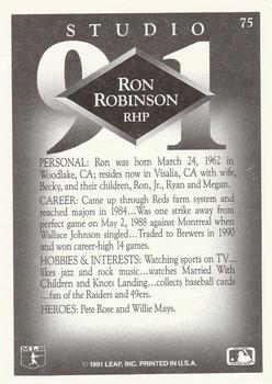Ron Robinson  baseball card collectible - Main Image 2