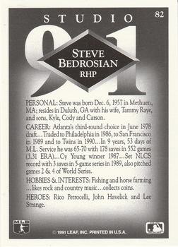 Steve Bedrosian  baseball card collectible - Main Image 2