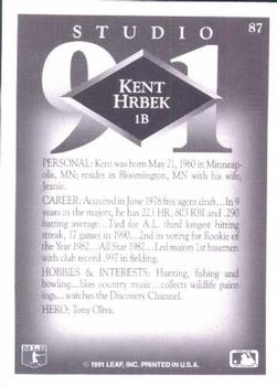 Kent Hrbek  baseball card collectible - Main Image 2