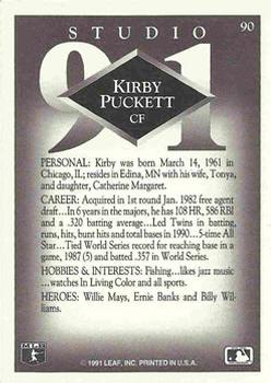 Kirby Puckett  baseball card collectible - Main Image 2