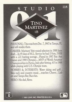 Tino Martinez  baseball card collectible - Main Image 2