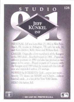 Jeff Kunkel  baseball card collectible - Main Image 2