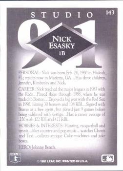 Nick Esasky  baseball card collectible - Main Image 2