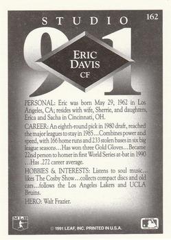 Eric Davis  baseball card collectible - Main Image 2