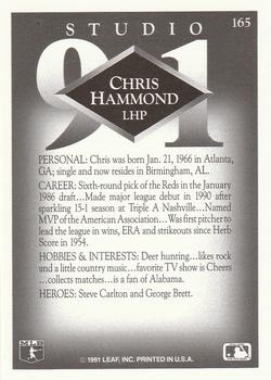 Chris Hammond  baseball card collectible - Main Image 2