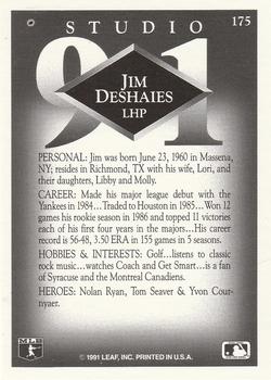 Jim Deshaies  baseball card collectible - Main Image 2