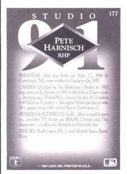 Pete Harnisch  baseball card collectible - Main Image 2