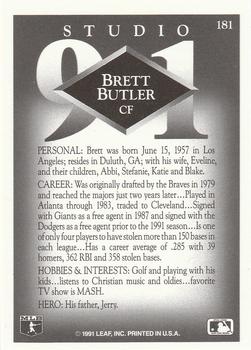 Brett Butler  baseball card collectible - Main Image 2