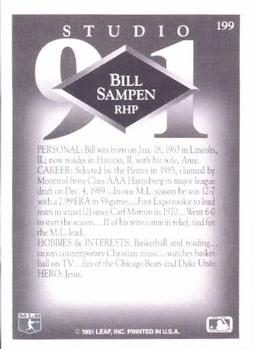 Bill Sampen  baseball card collectible - Main Image 2