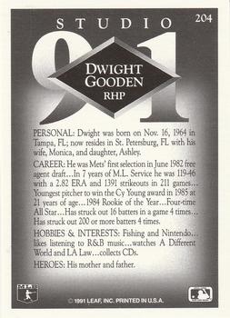 Dwight Gooden  baseball card collectible - Main Image 2