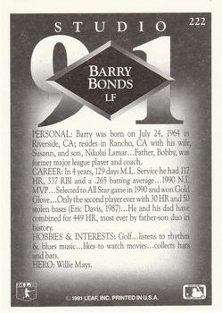 Barry Bonds  baseball card collectible - Main Image 2
