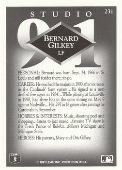 Bernard Gilkey  baseball card collectible - Main Image 2