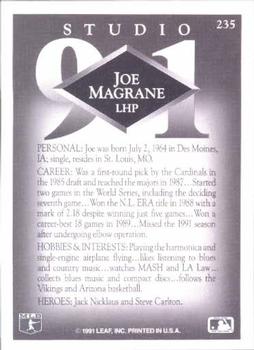Joe Magrane  baseball card collectible - Main Image 2