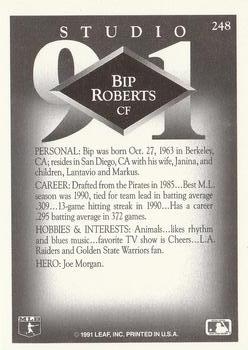 Bip Roberts  baseball card collectible - Main Image 2