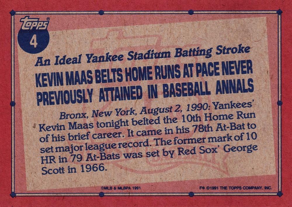 Kevin Maas  baseball card collectible - Main Image 2