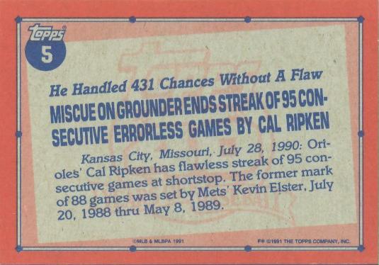 Cal Ripken  baseball card collectible - Main Image 2
