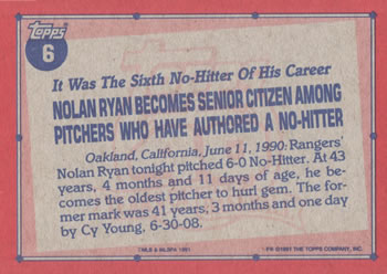 Nolan Ryan  baseball card collectible - Main Image 2