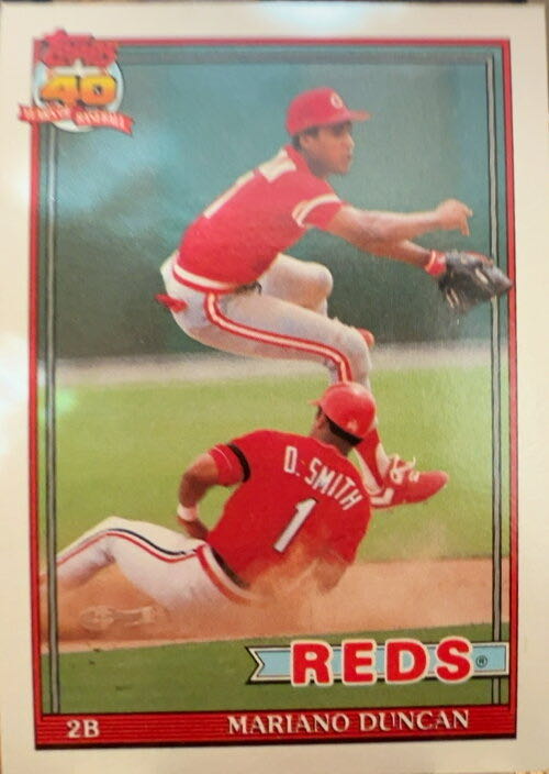 Mariano Duncan  baseball card collectible - Main Image 3