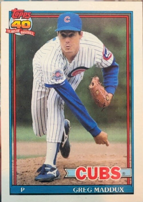 Greg Maddux  baseball card collectible - Main Image 3