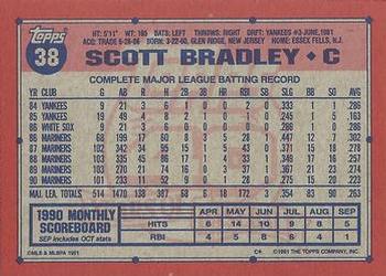 Scott Bradley  baseball card collectible - Main Image 2