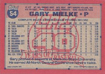 Gary Mielke  baseball card collectible - Main Image 2