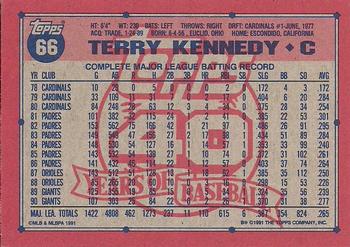 Terry Kennedy  baseball card collectible - Main Image 2
