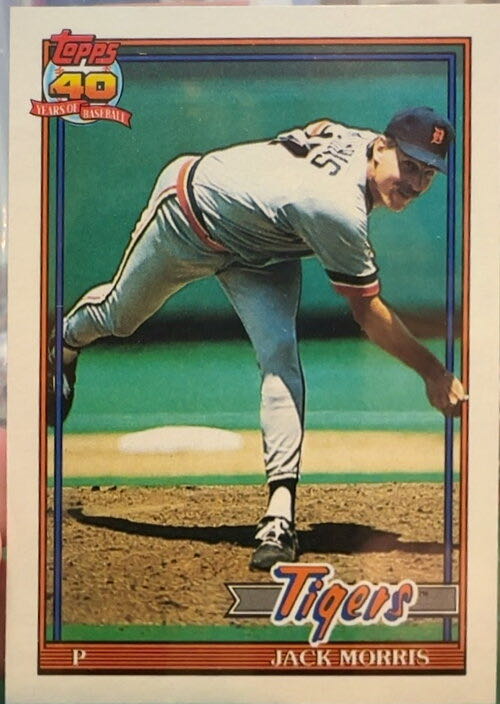 Jack Morris  baseball card collectible - Main Image 3