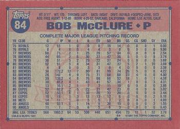 Bob McClure  baseball card collectible - Main Image 2