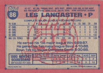 Les Lancaster  baseball card collectible - Main Image 2