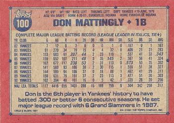 Don Mattingly  baseball card collectible - Main Image 2