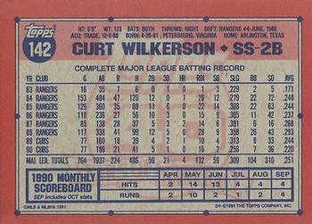 Curt Wilkerson  baseball card collectible - Main Image 2