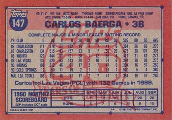 Carlos Baerga  baseball card collectible - Main Image 2