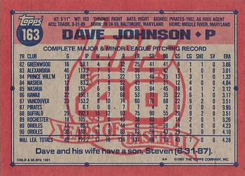 Dave Johnson  baseball card collectible - Main Image 2