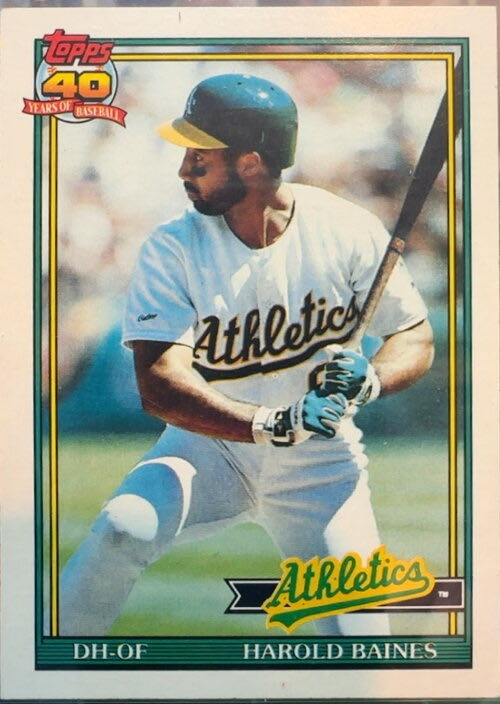 Harold Baines  baseball card collectible - Main Image 3