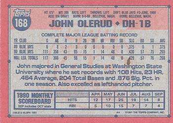 John Olerud  baseball card collectible - Main Image 2
