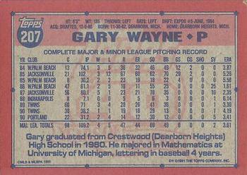 Gary Wayne  baseball card collectible - Main Image 2