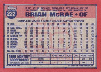 Brian McRae  baseball card collectible - Main Image 2