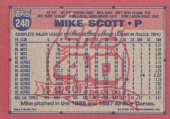 Mike Scott  baseball card collectible - Main Image 2