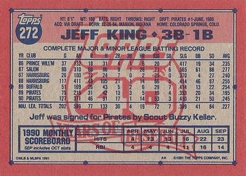 Jeff King  baseball card collectible - Main Image 2