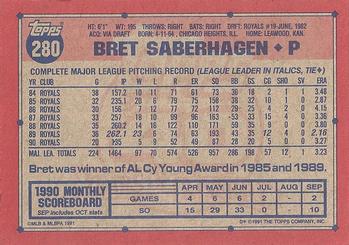 Bret Saberhagen  baseball card collectible - Main Image 2