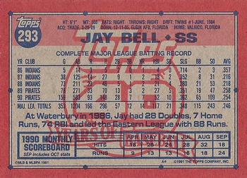 Jay Bell  baseball card collectible - Main Image 2