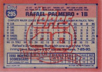 Rafael Palmeiro  baseball card collectible - Main Image 2