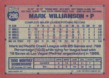 Mark Williamson  baseball card collectible - Main Image 2
