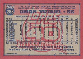 Omar Vizquel  baseball card collectible - Main Image 2