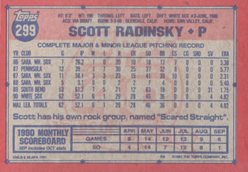 Scott Radinsky  baseball card collectible - Main Image 2