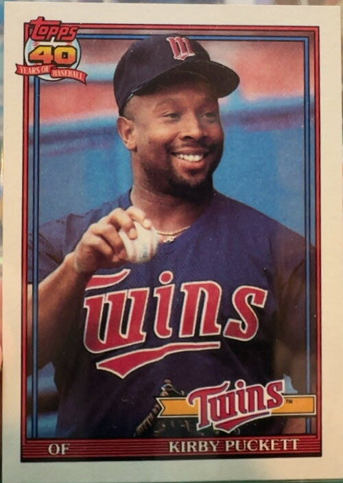 Kirby Puckett  baseball card collectible - Main Image 3