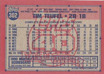 Tim Teufel  baseball card collectible - Main Image 2