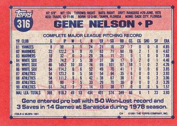 Gene Nelson  baseball card collectible - Main Image 2