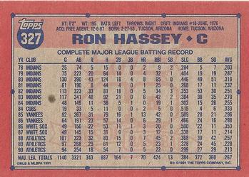 Ron Hassey  baseball card collectible - Main Image 2